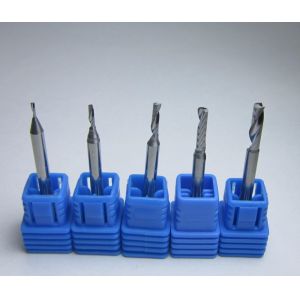 China Spiral Bits Solid Carbide WC 90.0% Single Flute End Mill on sale