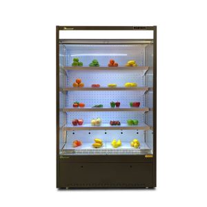 220V/50Hz Commercial Multideck Beverage Milk Display Front Open Chiller