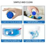 Automatic Blue Natural Toilet Bowl Cleaner Tablets With Bleach