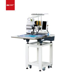 China CE Cording Embroidery Machine BAI Single Head 12 Needle Embroidery Machine factory