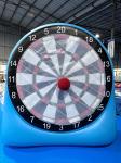 6ft PVC Inflatable Football Dart Board Blue Soccer Dart For Giant Yard Games