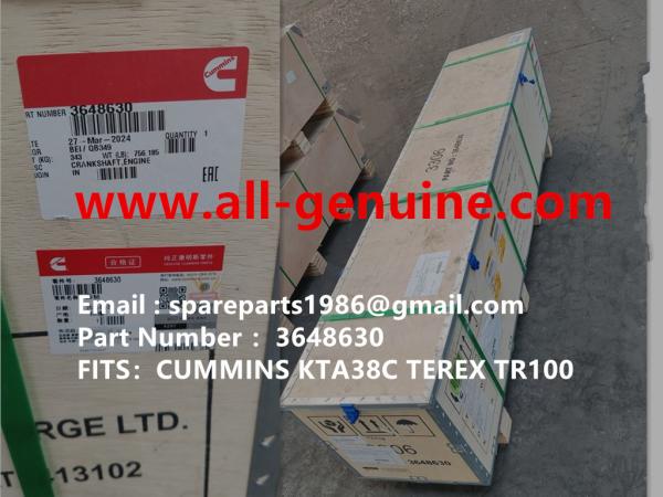 3648630 CRANK SHAFT KTA38C CUMMINS TEREX NHL MINING DUMP TRUCK TR35 TR50 TR60