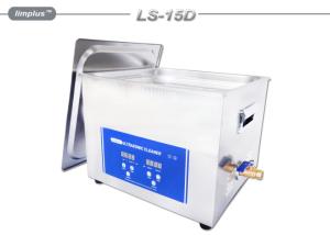 China 40kHz Motorcycle Radiators Ultrasonic Cleaner Carburetor 15L Table Top Remove Dirt factory