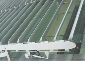 China PVDF Coating Metal Aluminum Sunshade System Rhombus Louverr For building facade factory