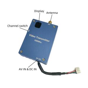 China FM Modulation New Frequency Band KP-500 TX 2W VTX For Long Distance Transmission factory