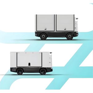 China NEWBASE Z8 Series Autonomous Robotic Van with 8m³ Cargo Box Volume 1500kg Load Capacity and 5.4m Minimum Turning Radius factory