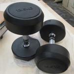 rubber coated dumbbell