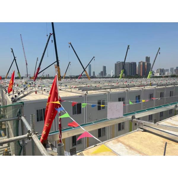 China Portable Shelter For Temporary Living Detachable Container House With Knock-Down System And Flexible Customized Size factory