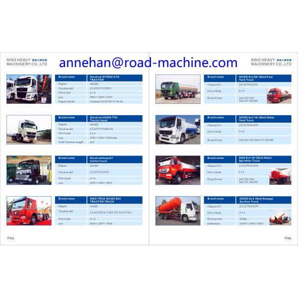 SINOTRUK 6M3 290hp Sewage Suction Truck EURO II Emission with 12.00R20 model Radial Tire Septic Tank Pumping Truck