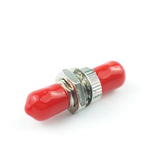 China Zinc Alloy Plastic Material Circular Simplex ST UPC Optic Fiber Adapter with 5 Time factory