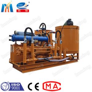 China Double Cylinders Piston Mortar Grout Pump Plant Machine For Cavity Filling factory