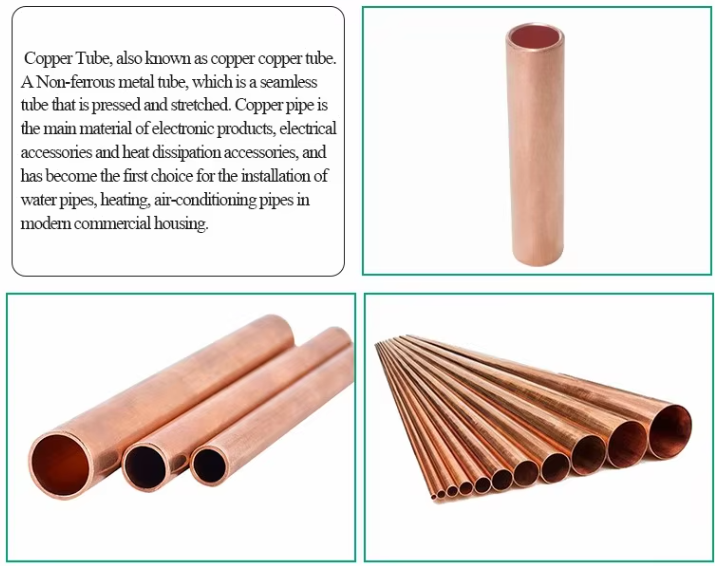 High-Purity 63mm Copper Pipe for Air Conditioners | Customizable & Durable