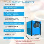 Counter Top Small Soft Serve Yogurt Table Top Ice Cream Making Machine