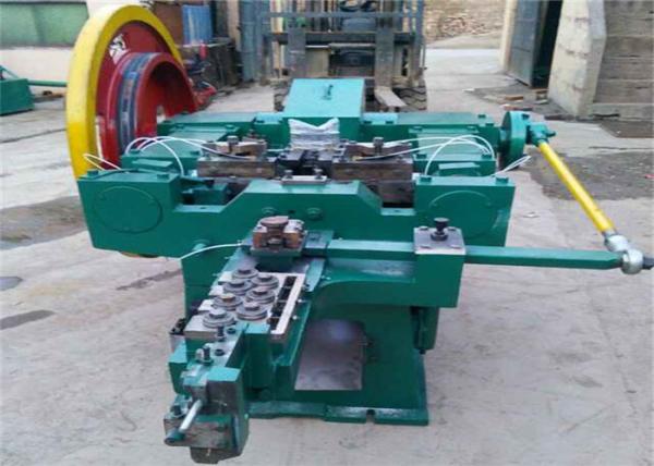 China 1-6 Inch Iron Steel Concrete Nail Making Machine , Automatic Nail Making Machine factory