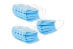 Anti Dust 3 Ply Surgical Face Mask , Carbon Antiviral Disposable Dust Mask