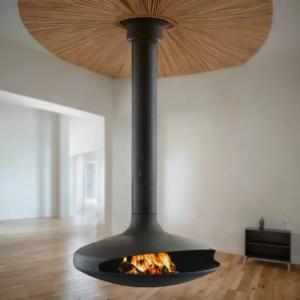 China suspended suspended stove indoor heaters hanging fireplace carbon steel factory