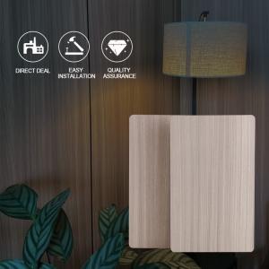 China Light Luxury Style Fireproof And Mothproof Wood Grain PVC Bamboo Charcoal Fiber Board factory