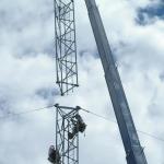 ISO2008 9001 Galvanized Steel Tower For Wind Measuring