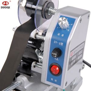 DUOQI DY-8 Hand Impulse Direct Heat Form Ribbon Coding Machine with 2 Line