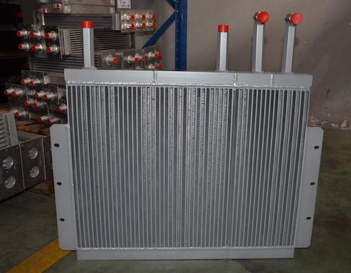 Aluminum bar plate fin air charge inter cooler against high pressure and temp