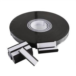 China Warehouse C Channel Magnetic Label Holders 3x1'' With White Paper And Clear Film factory
