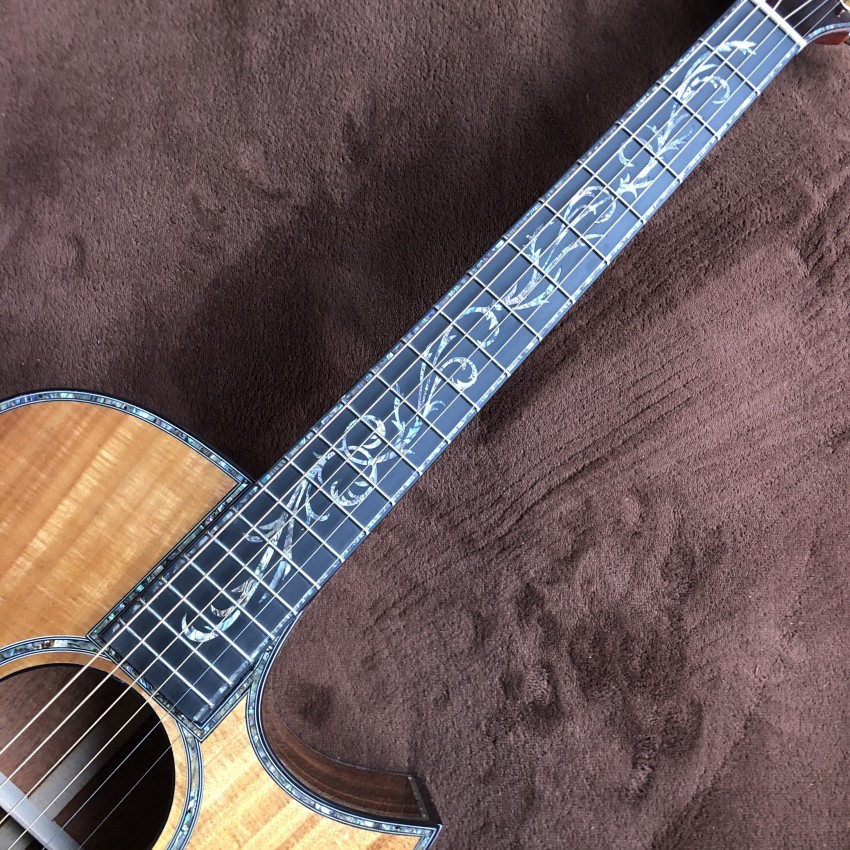 Custom 2021 New Style GPS14 with Angle Cut Corners Real abalone Inlay KOA Wood Acoustic Guitar
