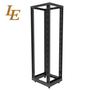 China Floor Standing 42u Open Frame Rack For Telecommunication factory