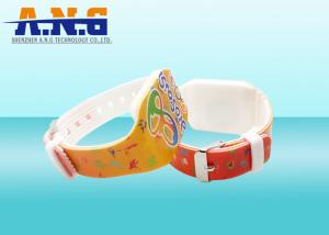 China CE 216 Cartoon Logo Rfid Wristbands Watch Access Control factory