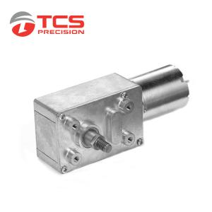 China Vertical Planetary Brushless Worm Gear Motor Low Speed DC 6V 12V 24V Geared factory