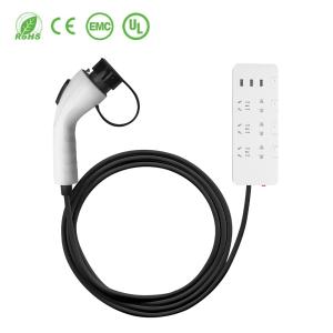 China E-Mingze 16A GBT Portable Electric EV Socket Direct Portable EV Charger by Factory for Outdoor Electric Vehicle Discharge Cable factory