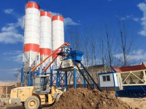 China Heavy Weight Ready Mix Concrete Machine , Precise Metering Wet Batch Concrete Plant factory