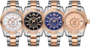 China Tourbillon Men 30m Waterproof Quartz Watch Astronomia Celestial Series factory