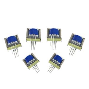 EI14 Audio Power Low Frequency Transformer Fixed With Iron Clip Soft Feet 3+3
