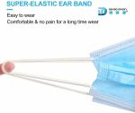 Adult Size Dust Proof Droplets Proof Blue Breathable Disposable Face Mask