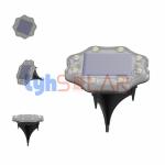 CE RoHS Approval Solar Powered Garden Lights 0.5W IP67 Waterproof Mushroom