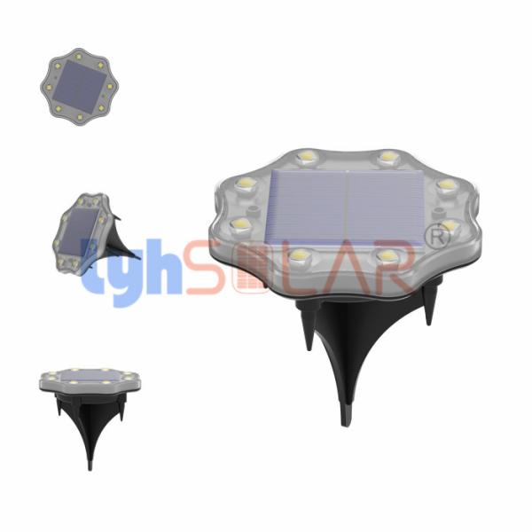 CE RoHS Approval Solar Powered Garden Lights 0.5W IP67 Waterproof Mushroom