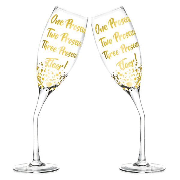 China Modern Customized Champagne Flute Glass Transparent 125ml For Home factory