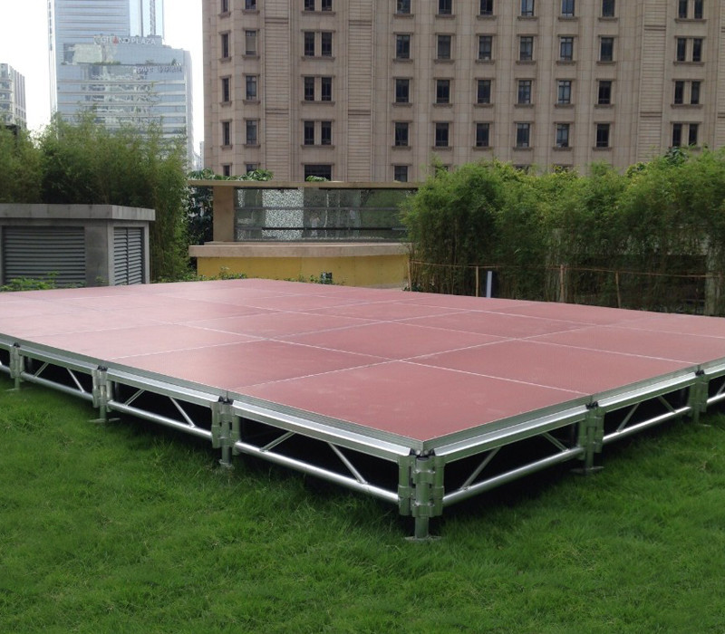 Portable Mobile Stage platform in this Display Aluminum Stage Outdoor used for Concert With Adjustable Height Legs