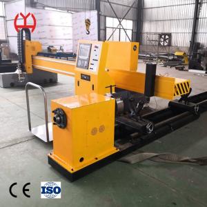 China Auto Ignition Fiber Laser Pipe Cutting Machine Electric Adjustable Height Regulating factory