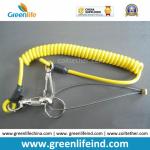Translucent Red 2.3mm Safety Lanyard Spring Coil Cable