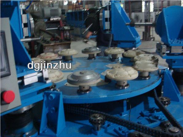 Kitchenware Metal Polisher Machine One Year Warranty With Rotary Table