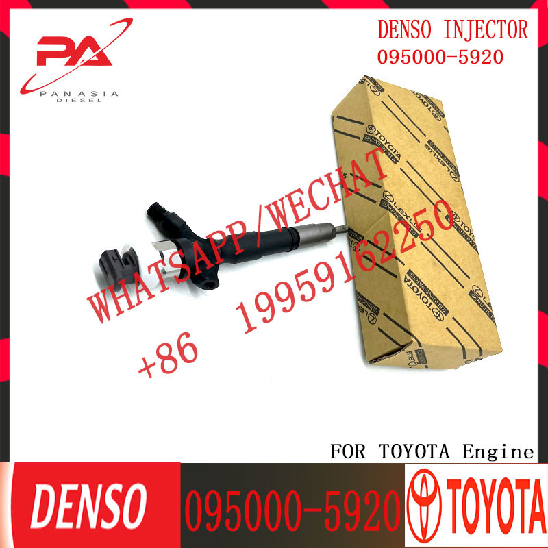 Common Rail Injector 23670-30110 095000-6180 095000-5920 for Diesel Engine 1KD-FTV