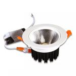 RoHS LED Ceiling Spotlights PPT Plastic Recessed LED Round Spotlight