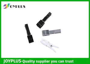 China Black White Plastic Clothespins , Strong Clothes Pegs PP / TPR Material factory