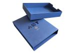 Light Blue Sliding Paper Box Accept Custom Recyclable Environment Friendly