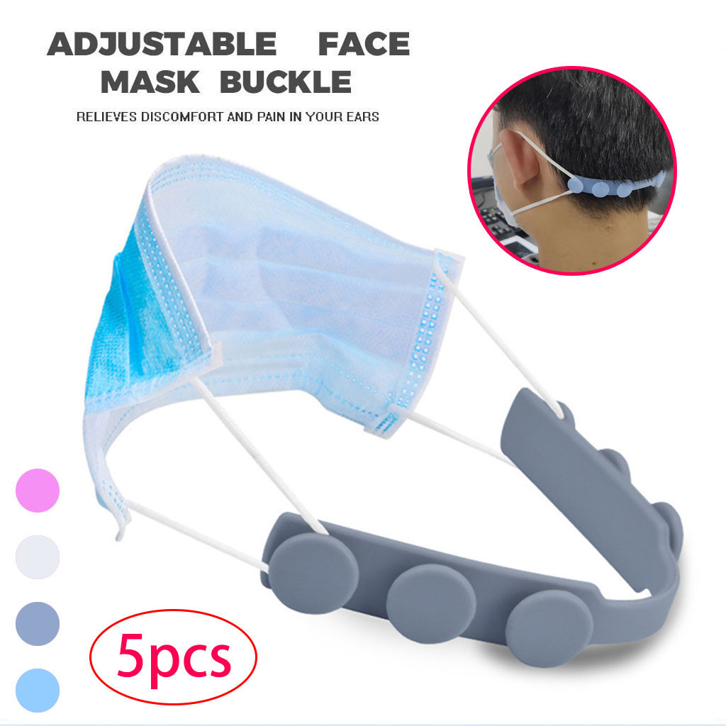 Mask Strap Extender Adjustment Buckle Anti-slip Mask Ear Grips Extension Hook Ear Pain Relieved Ear Strap Accessories