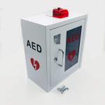 Customizable AED Defibrillator Cabinets , Alarmed AED Wall Box 400x360x200mm