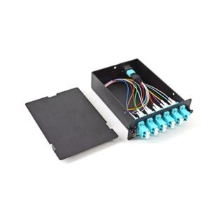 China Fiber Optic equipment LGX type can be installed 12 24 core MTP MPO Cassette factory