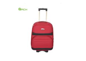 China External Trolley 600D Polyester Soft Sided Luggage factory