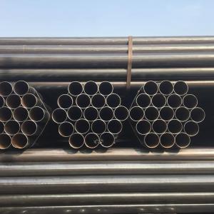China 1mm-10mm Thick Black Hollow Section CE ISO Black Painted Steel Pipe factory
